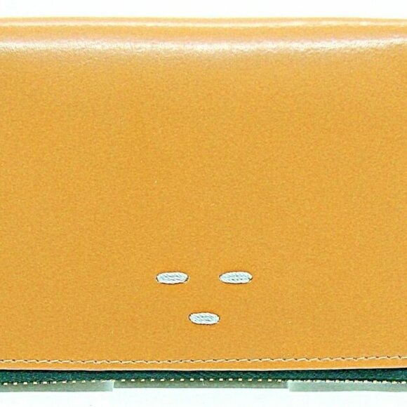 Kelsi Dagger KDB Womens Brown Faux Leather Southside Tech Zip Around Wallet NWOT - Picture 2 of 10